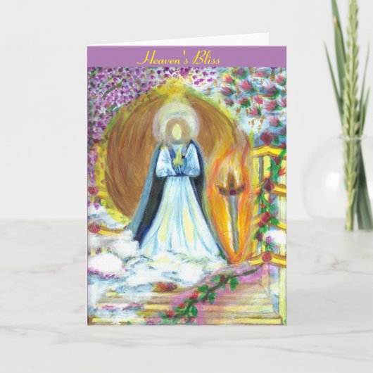 Aartsengel Uriel Wenskaart Kaart (Voorkant)