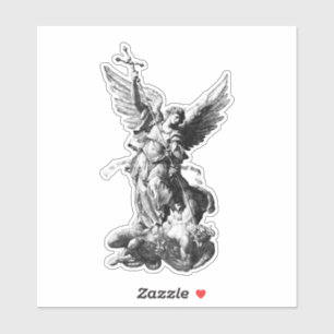 Aartsengel Vechten Lucifer Art sticker