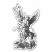 Aartsengel Vechten Lucifer  Art sticker (Voorkant)