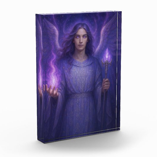 Aartsengel Zadkiel – Bewaker van de Violette Vlam Fotoblokken (Links)