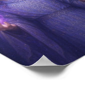 Aartsengel Zadkiel – Bewaker van de Violette Vlam Poster (Hoek)