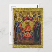 Aartsengelen Orthodox Christelijk Byzantijns icoon Briefkaart (Voorkant / Achterkant)