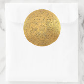 Aartsengelen Seal, God Seal, Sigillum Dei Aemeth Ronde Sticker (Tas)