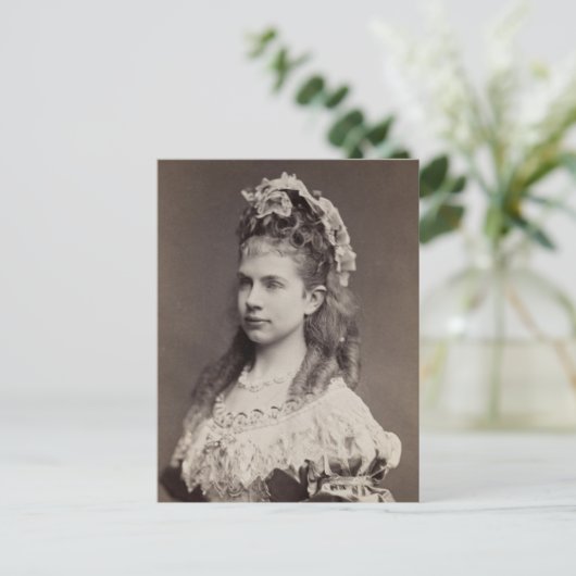 Aartshertogin GISELA van Oostenrijk, dochter Sissi Briefkaart (Staand voorkant)