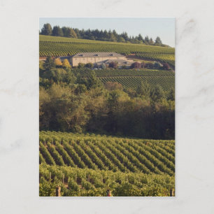 Aartstop tan bouwt op heuvel briefkaart