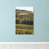 Aartstop tan bouwt op heuvel canvas afdruk (Insitu (Houten vloer))