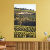 Aartstop tan bouwt op heuvel canvas afdruk (Insitu (Woonkamer))