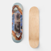 Aarzelend keek  persoonlijk skateboard (Voorkant)