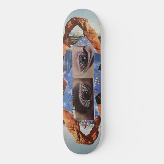 Aarzelend keek  persoonlijk skateboard (Voorkant)