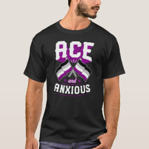 Aas En Angstige Leuke Asexual Pride Vlag Ace Aesth T-shirt
