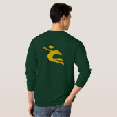 Aas! Mannen Volleybal Long-Sleeve T-shirt (Achterkant volledig)