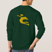 Aas! Mannen Volleybal Long-Sleeve T-shirt (Achterkant)