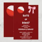 Aas of Bogen Geslacht Reveal Uitnodiging (Voorkant / Achterkant)