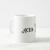 Aas Speelkaarten Koffiemok (Voorkant links)