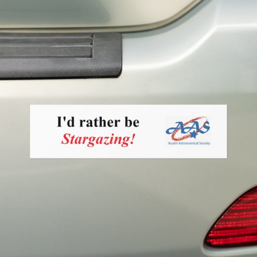 AAS Stargazing Bumpersticker (Op auto)