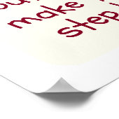 Aas van Harten Inspirerende Speelkaart Print (Hoek)