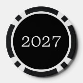 Aas van het Feest Bruidegom Ontwerp Poker Chips (Achterkant)