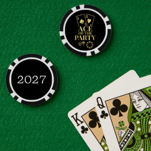 Aas van het Feest Bruidegom Ontwerp Poker Chips