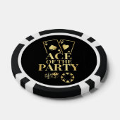 Aas van het Feest Bruidegom Ontwerp Poker Chips (Enkel)