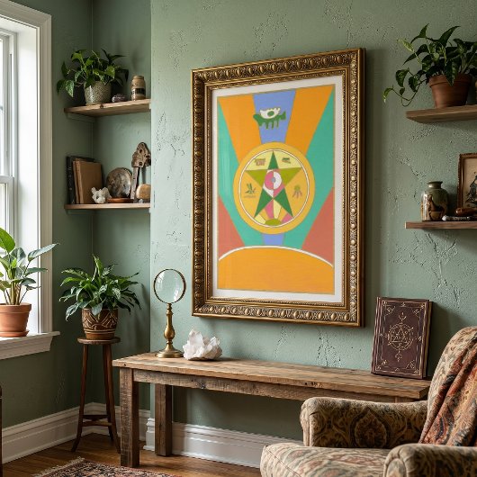 Aas van Pentacles Poster