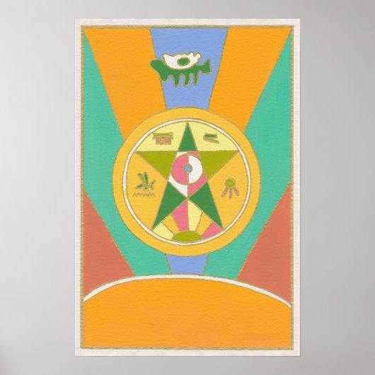 Aas van Pentacles Poster (Voorkant)