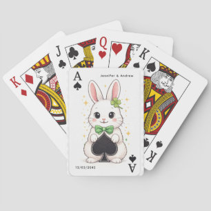 Aas van Schoppen Geluks Konijn Pokerkaart Pokerkaarten