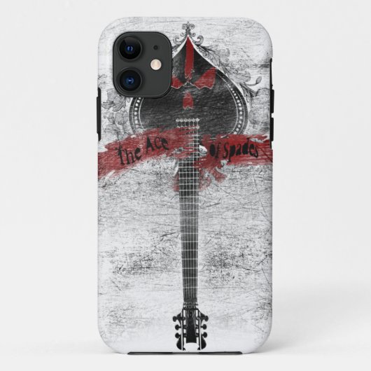aas van schoppen iphone case (Achterkant)