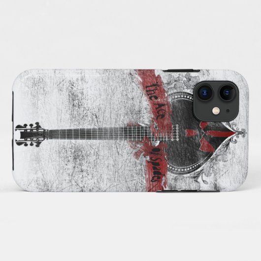 aas van schoppen iphone case (Achterkant (horizontaal))
