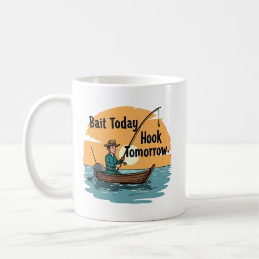 Aas vandaag, haak morgen koffiemok (Links)