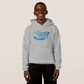 Aas! Volleybal van kind Lange Sleeve Hoody (Voorkant volledig)