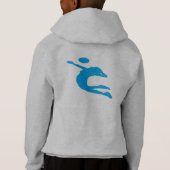 Aas! Volleybal van kind Lange Sleeve Hoody (Achterkant)
