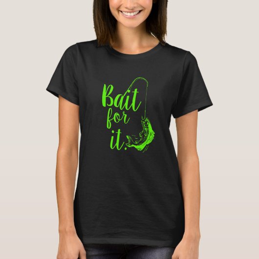 Aas Voor Het Vissen T-shirt (Voorkant)