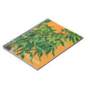 Aasboom, groene gele zomergroene bloem notitieboek (Linkerzijde)