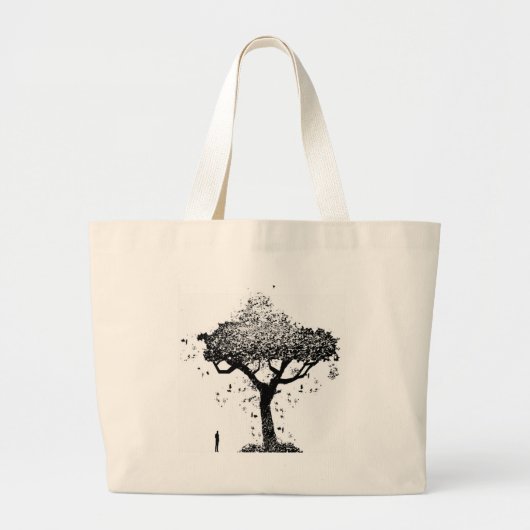 Aasboom Grote Tote Bag (Voorkant)