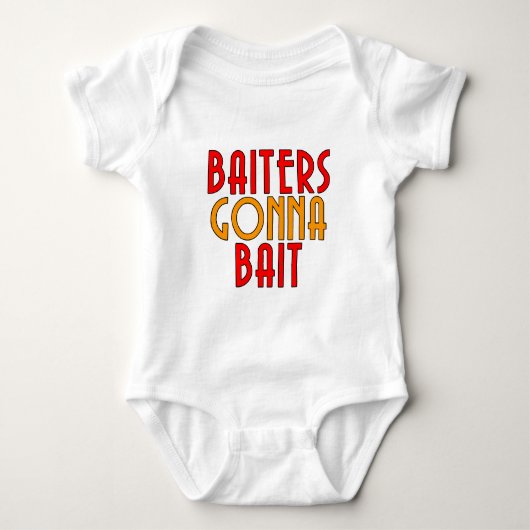 Aaseters gaan grappige vissers T-shirt aas (Voorkant)