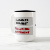 AASR-Mok Tweekleurige Koffiemok (Voorkant links)