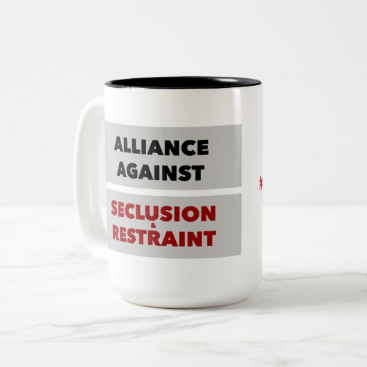 AASR-Mok Tweekleurige Koffiemok (Voorkant links)