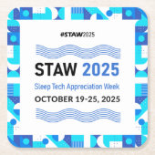 AAST 2025 STAW Coaster Kartonnen Onderzetters (Voorkant)