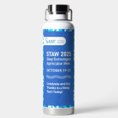 AAST 2025 STAW Water Bottle Waterfles (Achterkant)