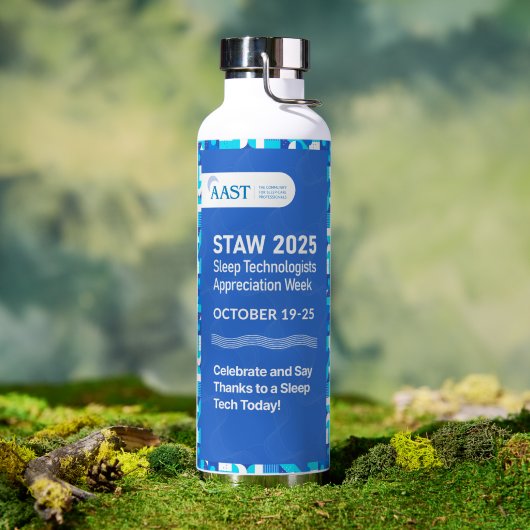 AAST 2025 STAW Water Bottle Waterfles (Buiten (Gedraaid)  )