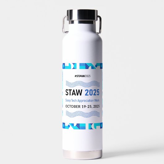 AAST 2025 STAW waterfles (Voorkant)