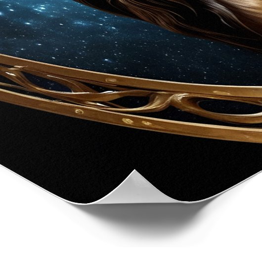 Aastrologie van capricorn poster (Hoek)