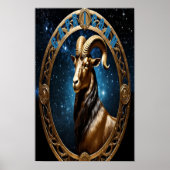 Aastrologie van capricorn poster (Voorkant)