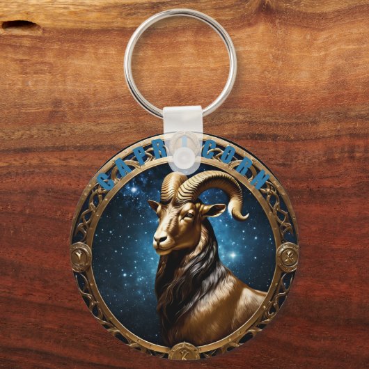 Aastrologie van capricorn sleutelhanger (Voorkant)