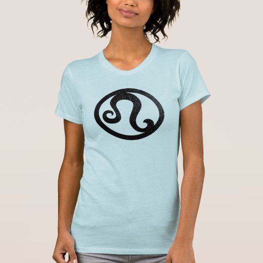 Aastrologisch symbool voor Distress Leo T-shirt (Voorkant)