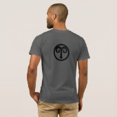 Aastrologisch symbool voor nood t-shirt (Achterkant volledig)