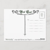 aasvlieg briefkaart (Achterkant)