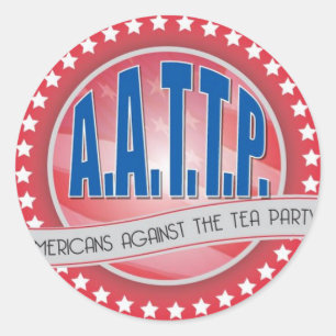 AATTP-logo-stickers Ronde Sticker