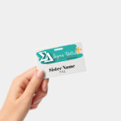AAU SIGMA DELTA Sorority Name Badge (Handheld)