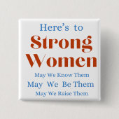 AAUW-Button Vierkante Button 5,1 Cm (Voorkant)